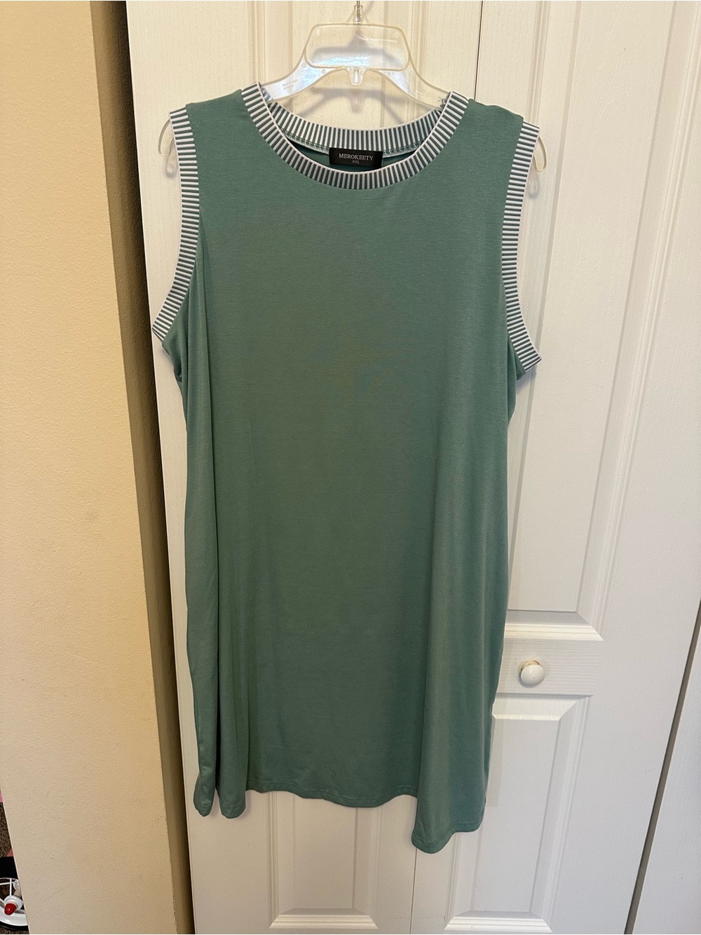 Mossimo Sleeveless Green Swing Dress